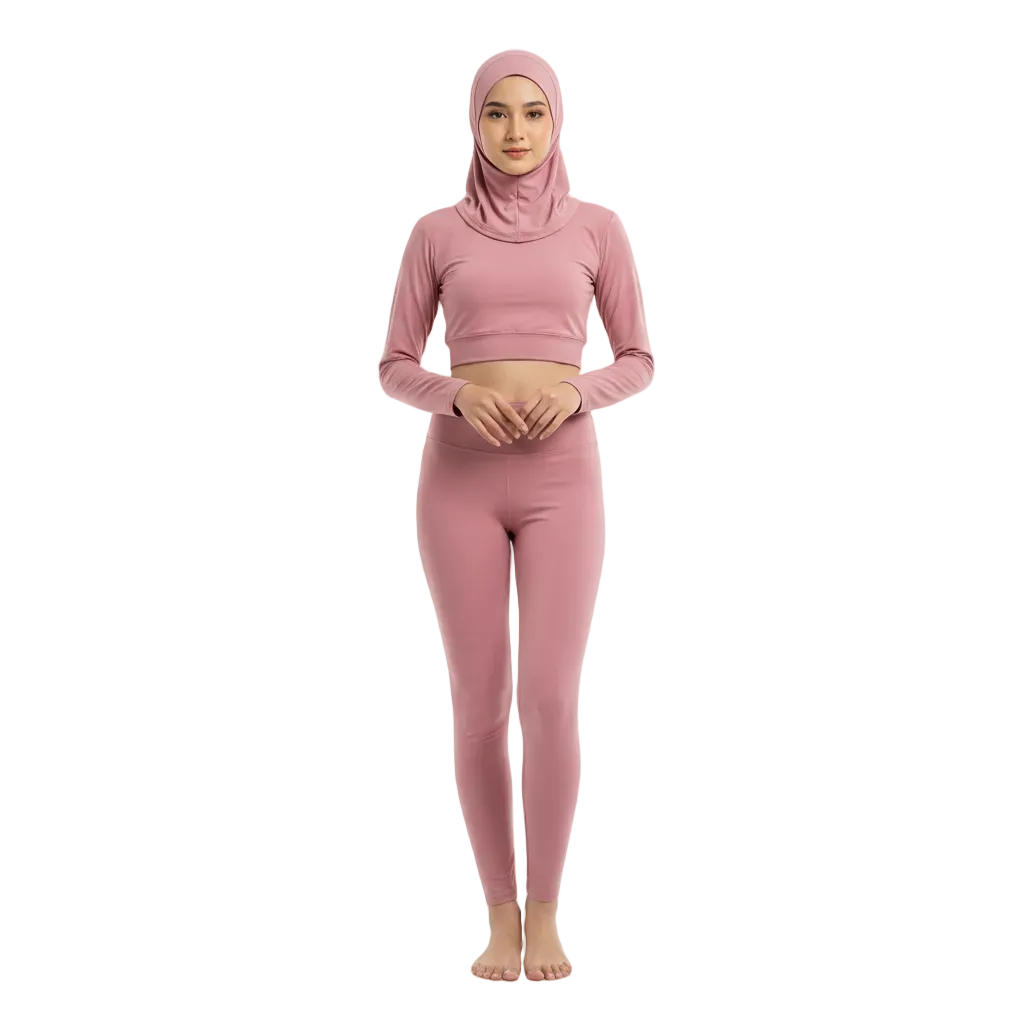 马来西亚hijab 正面 dusty rose