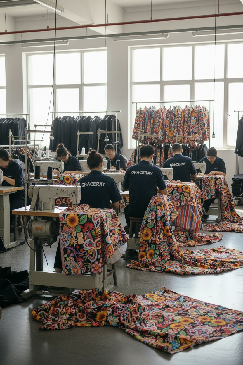GraceRay Factory Patterned Fabric