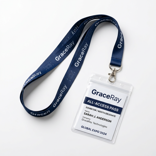 Custom Event Lanyard with Badge Holder