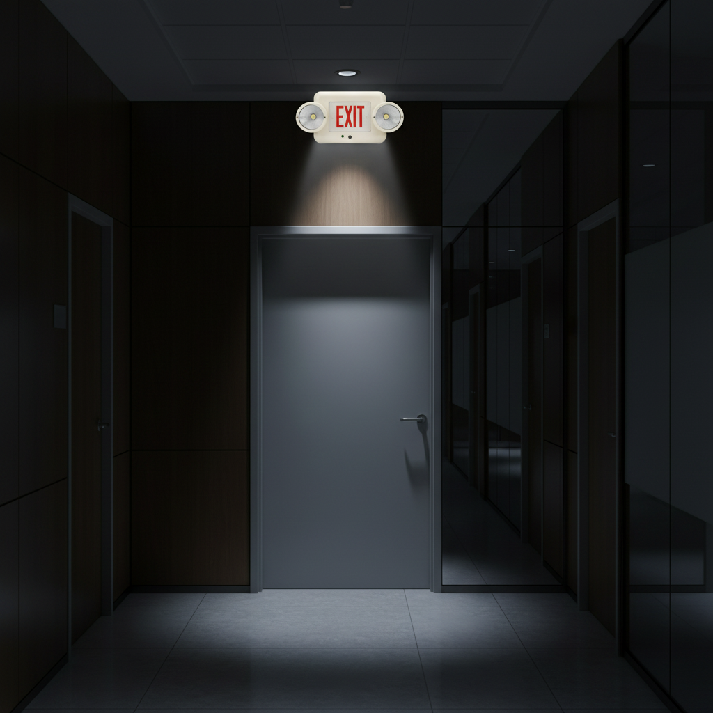 LED Emergency Exit Light with Battery Backup