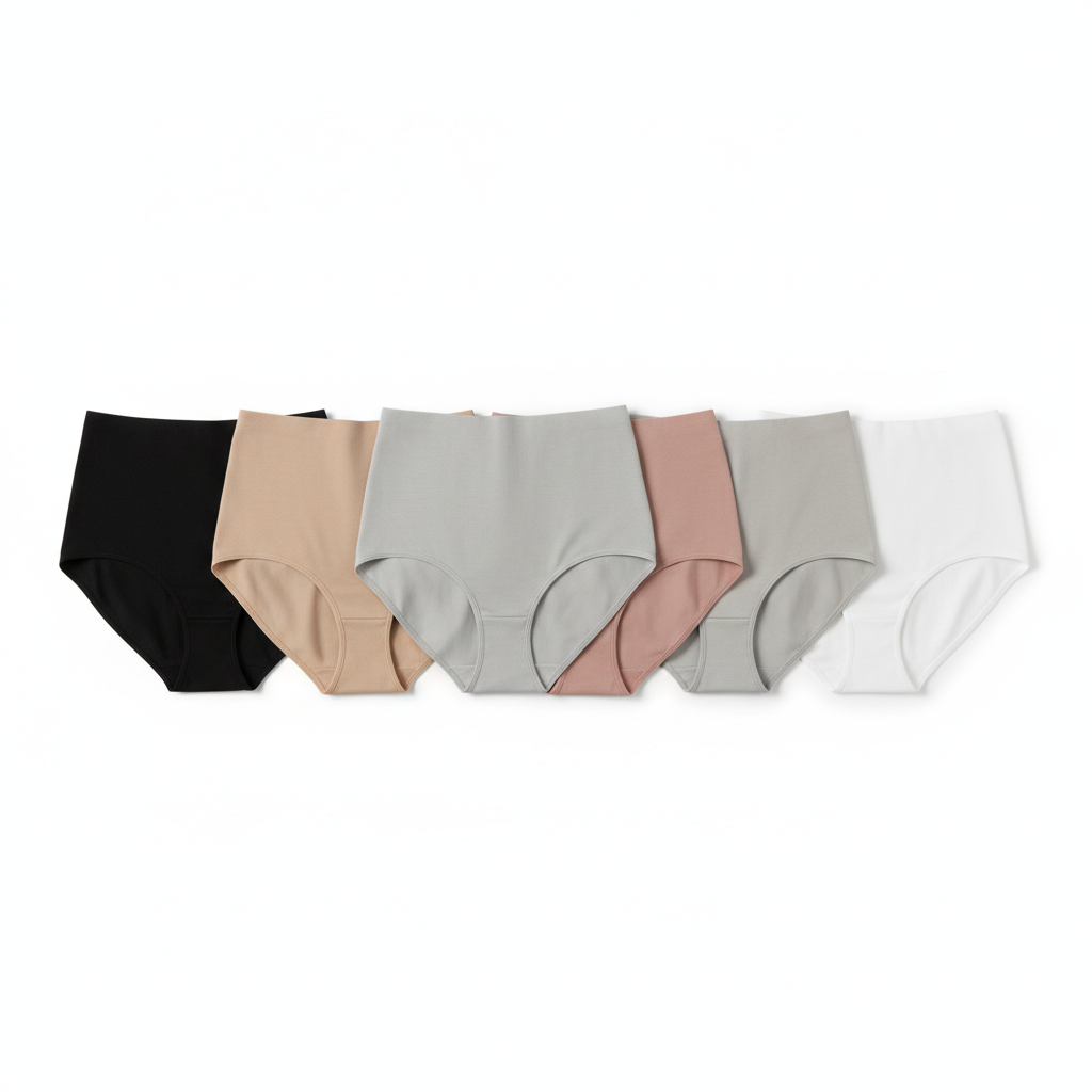 Women seamless high waist brief 5 colors