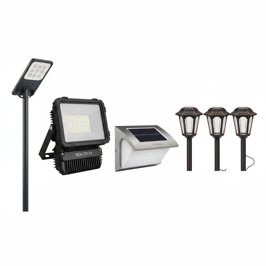 Commercial Solar Outdoor Lighting Collection