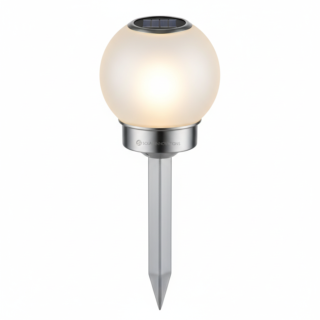 Solar Glass Ball Garden Light