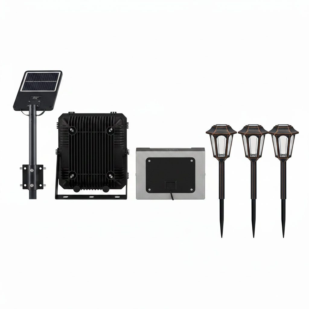 Commercial Solar Outdoor Lighting Collection