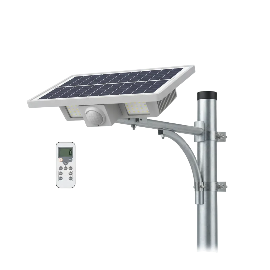 Solar Street Light with Motion Sensor and Remote Control