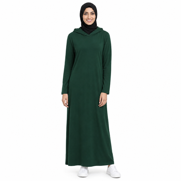 Lightweight Hooded Modest Dress