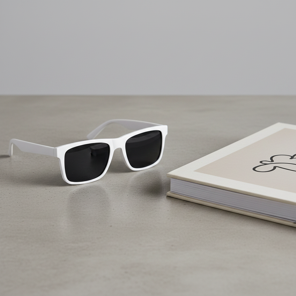 Unisex Rectangular Sunglasses with Minimalist Frame