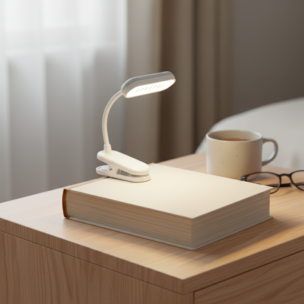 Rechargeable Book Reading Light with Clip