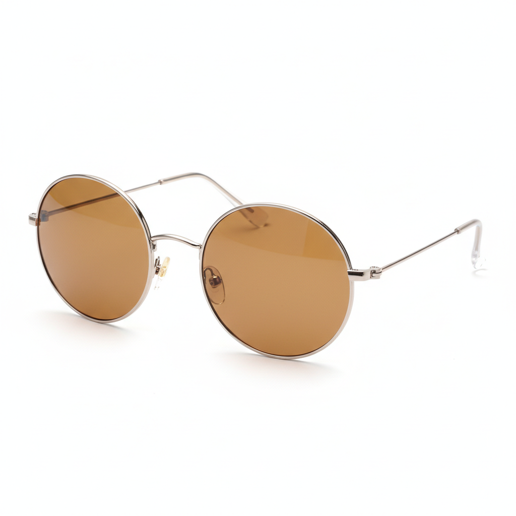 Retro Large Round Frame Sunglasses
