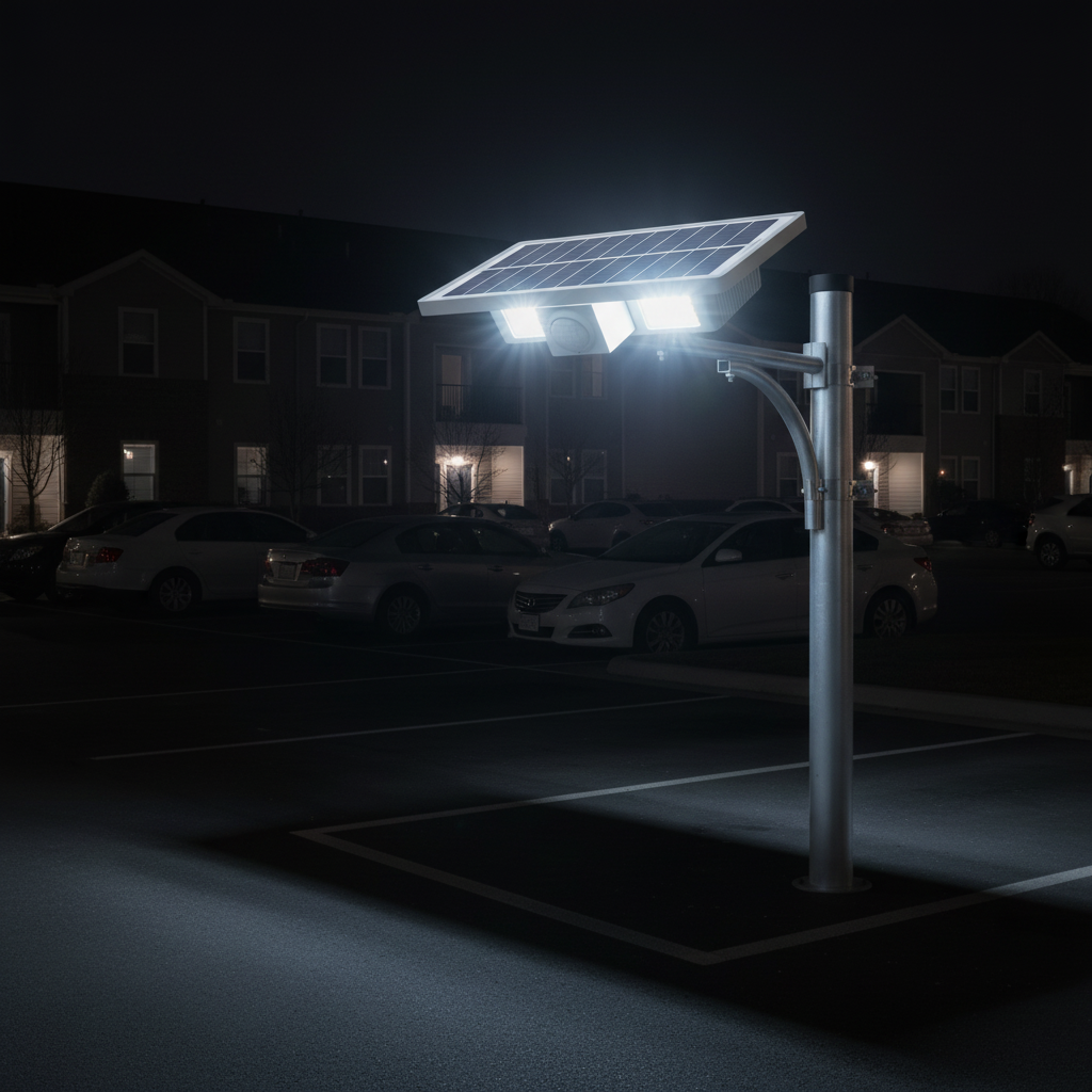 Solar Street Light with Motion Sensor and Remote Control