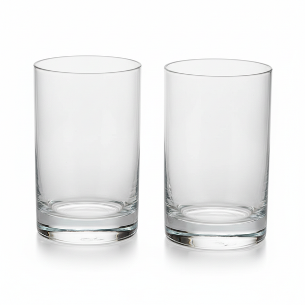 Hotel Drinking Glass with Simple Clear Design