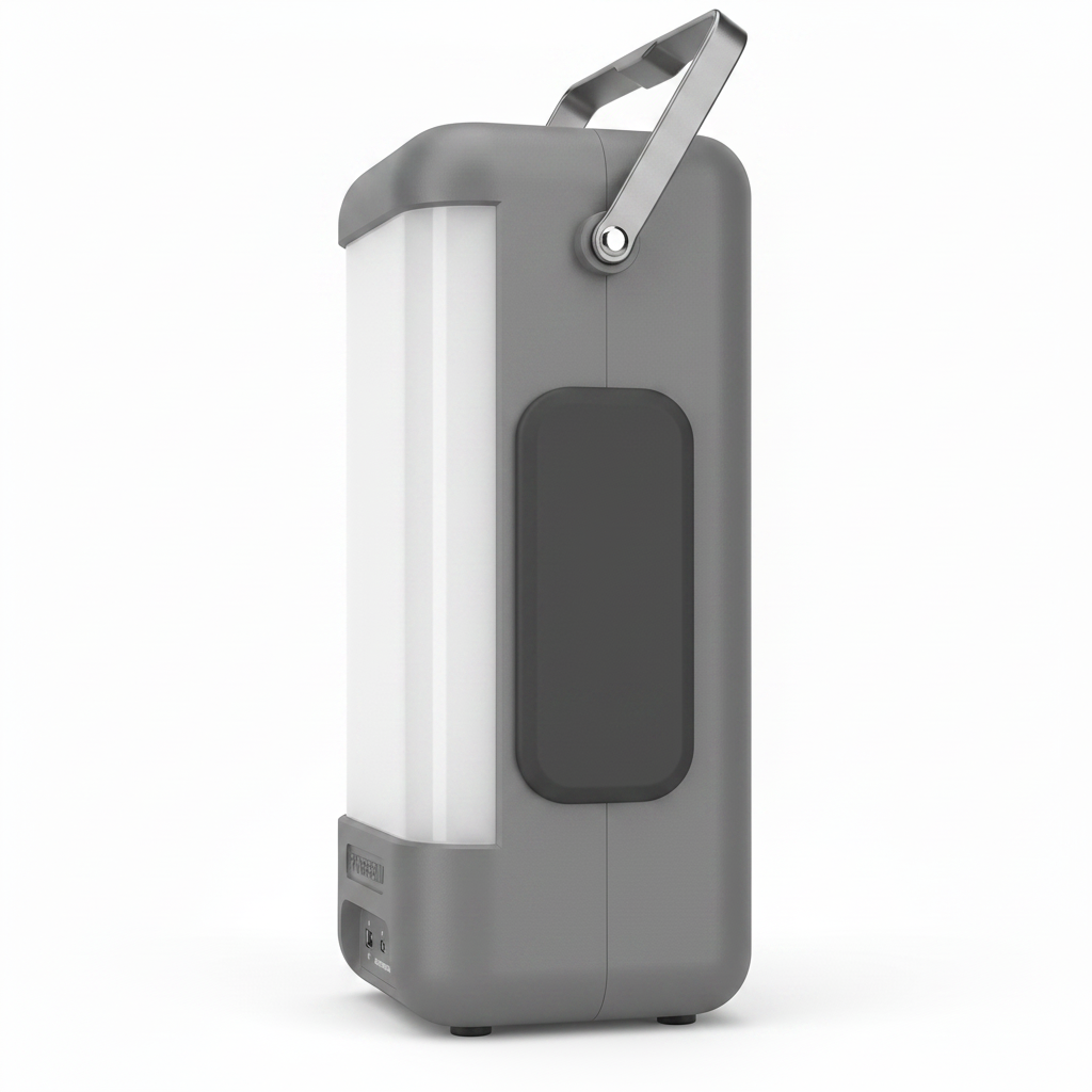 Rechargeable LED Emergency Lantern with Power Bank