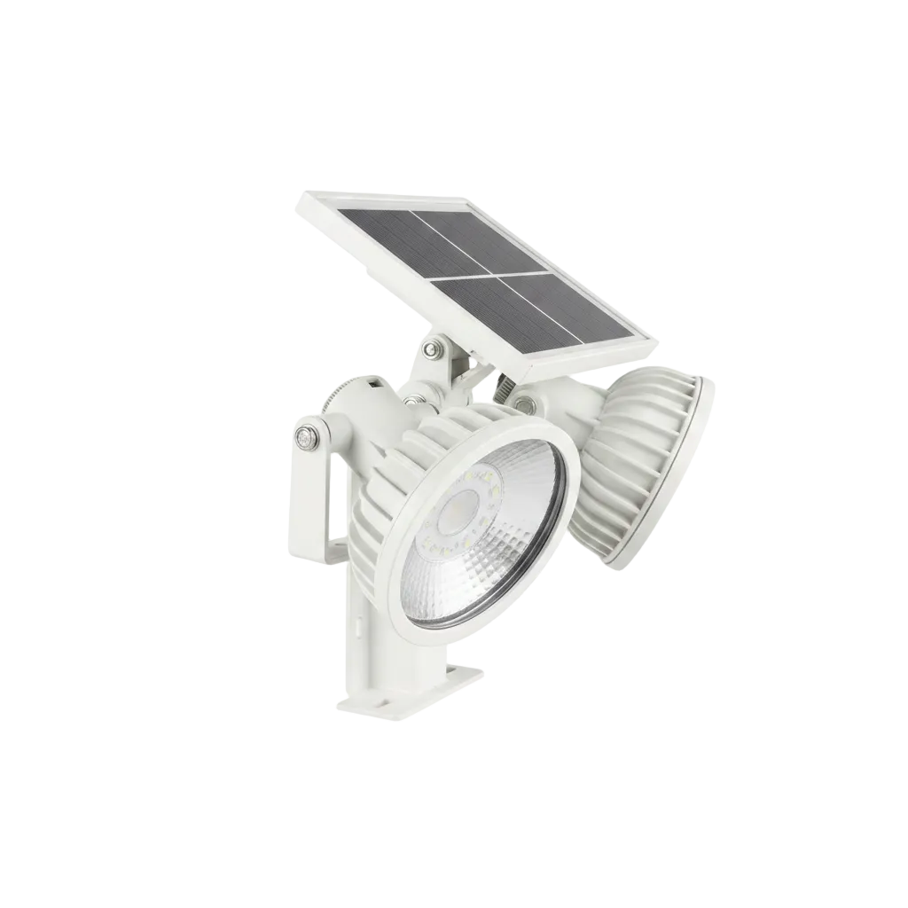 Solar Flood Light with Adjustable Dual Light Heads