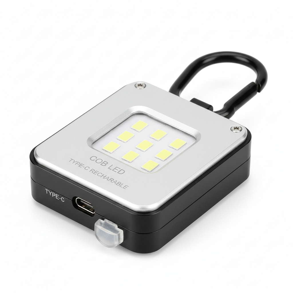Rechargeable Keychain LED Flashlight