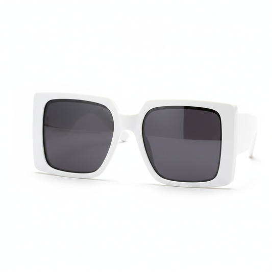 Oversized Square Sunglasses with UV400 Protection
