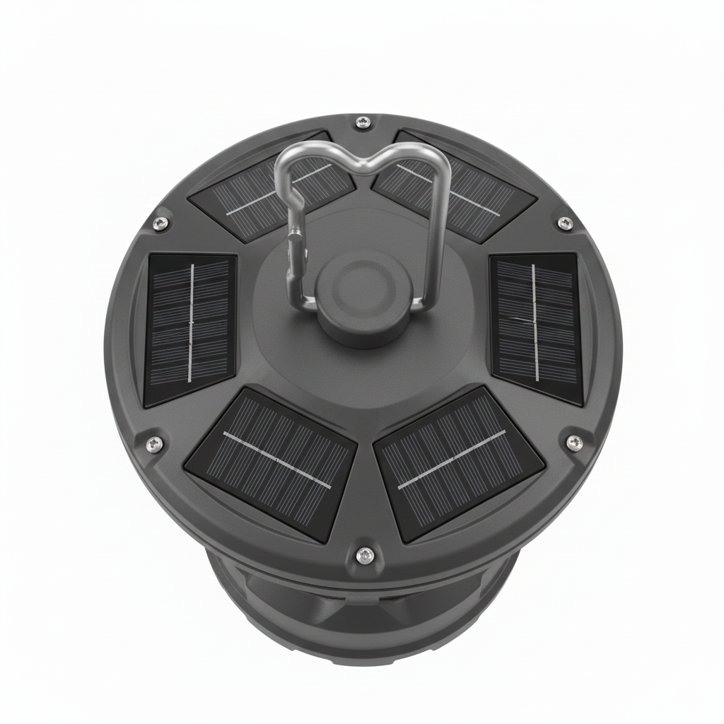 Solar Camping Lantern with Hanging Hook