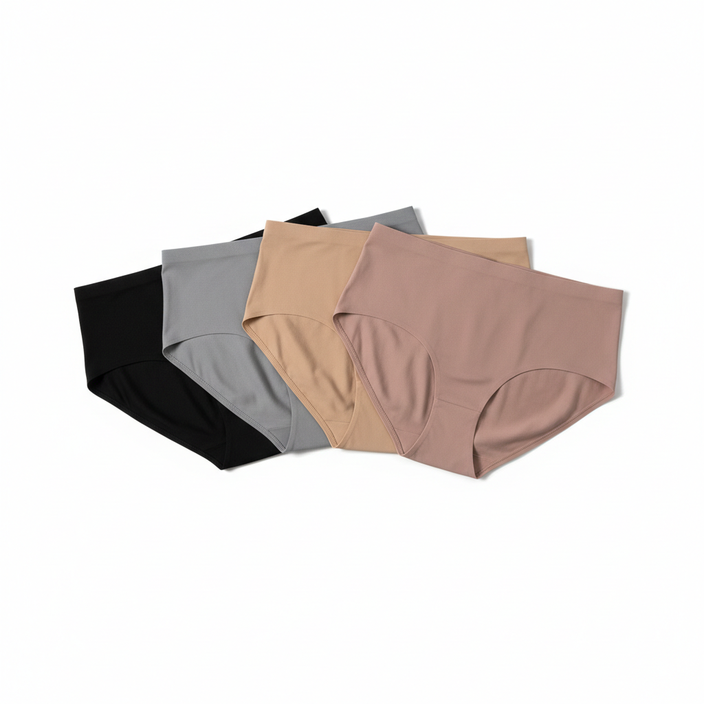 Seamless underwear 4 colors fan arrangement