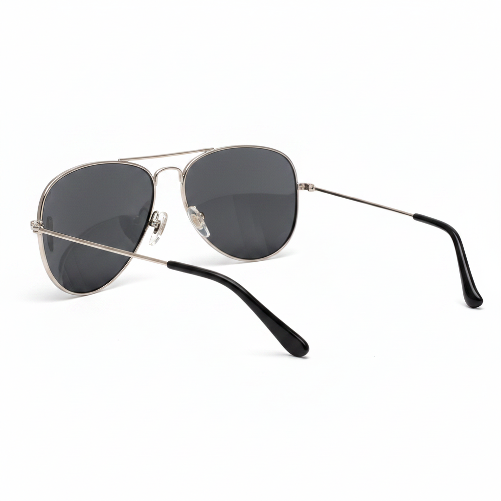 Retro Round Sunglasses with Thin Metal Frame