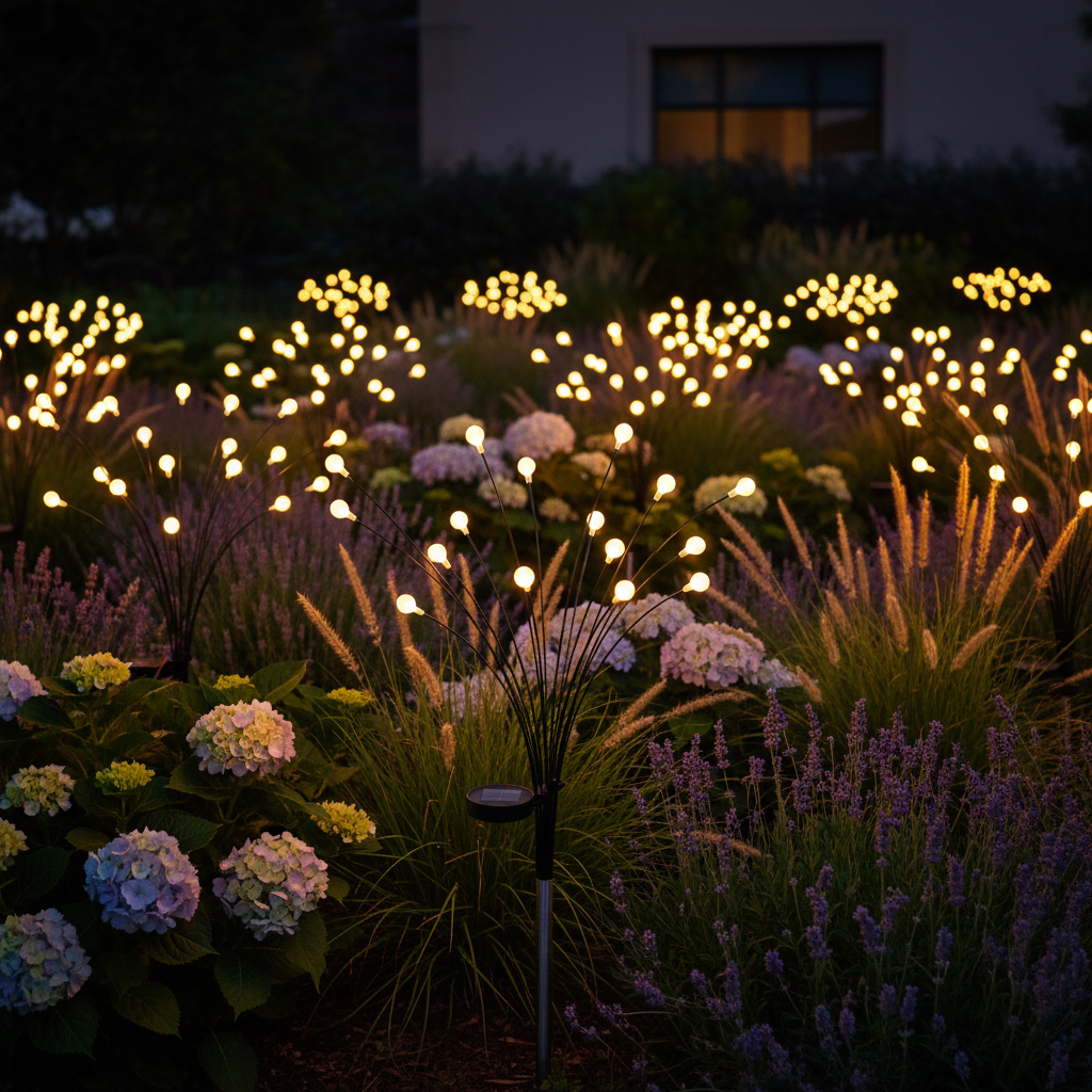 Solar Firefly Garden Lights