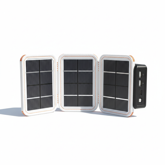 Portable Solar Charger for Outdoor Electronics