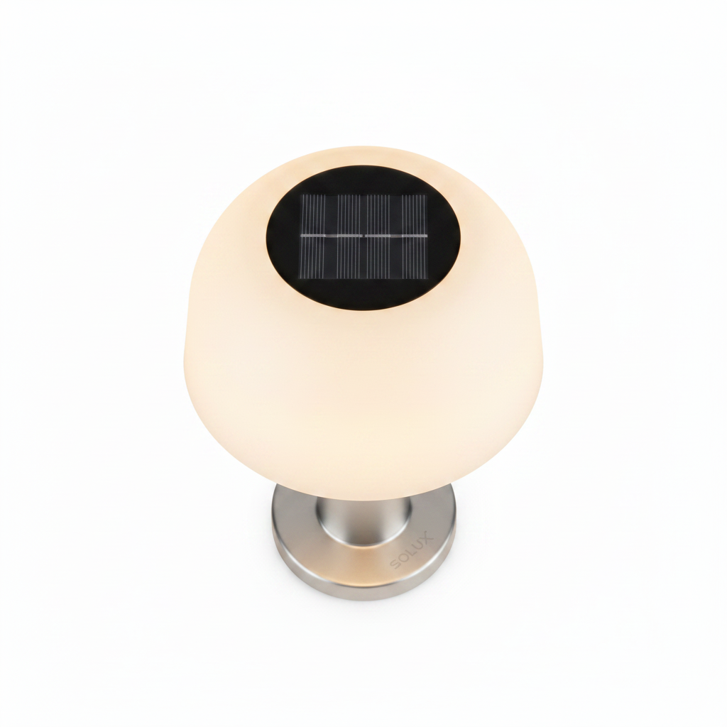 Solar Table Lamp for Patio and Outdoor Dining