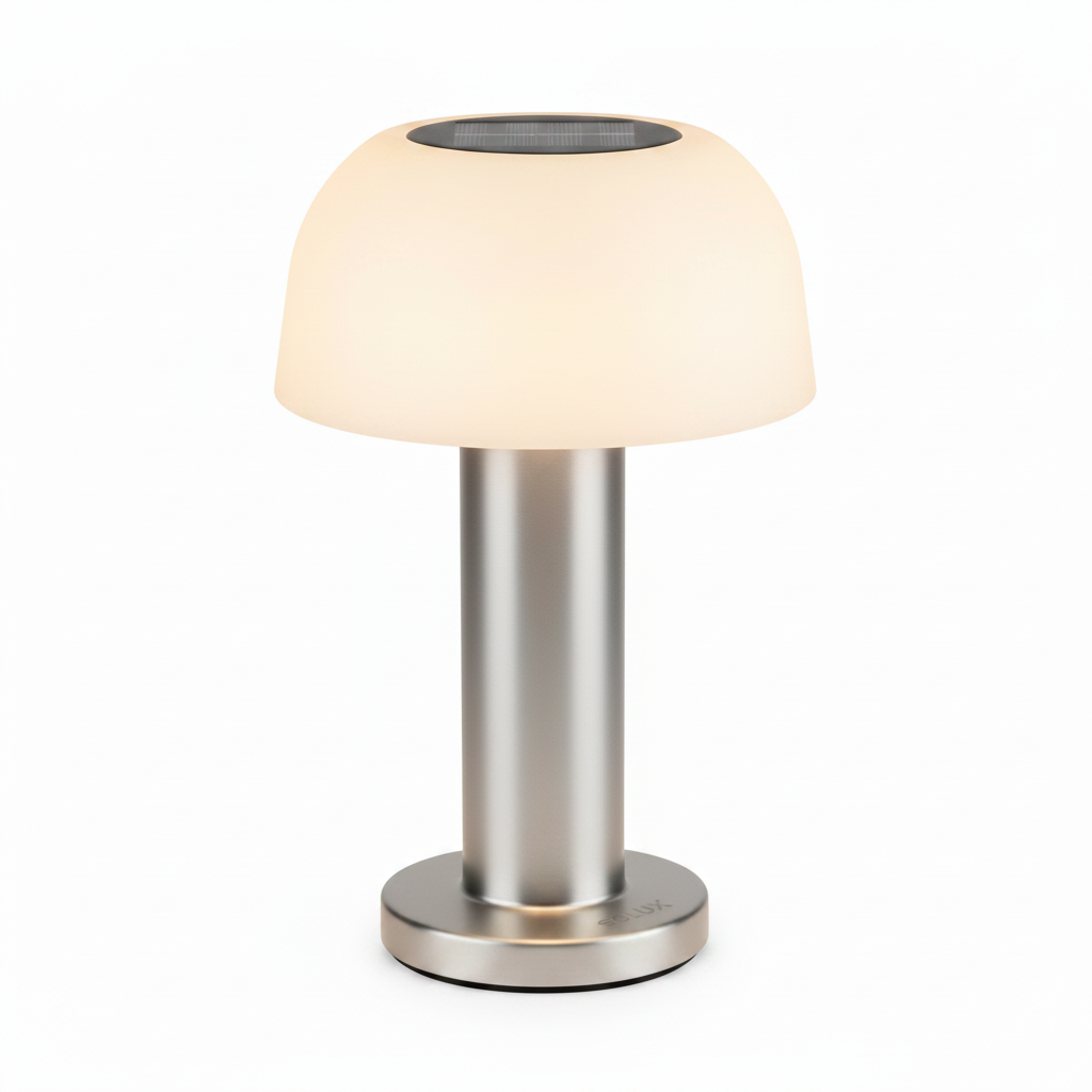 Solar Table Lamp for Patio and Outdoor Dining