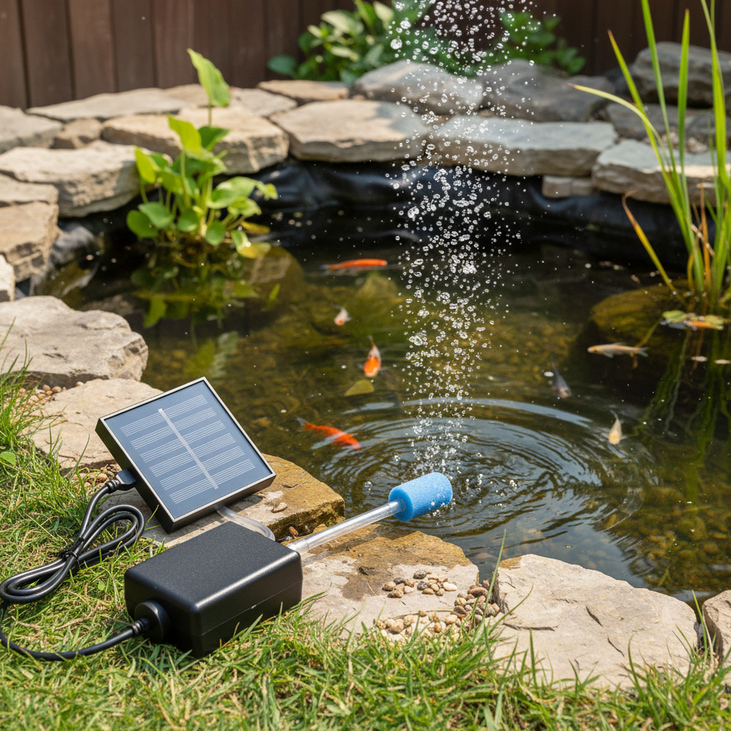 Solar-Powered Outdoor Air Pump