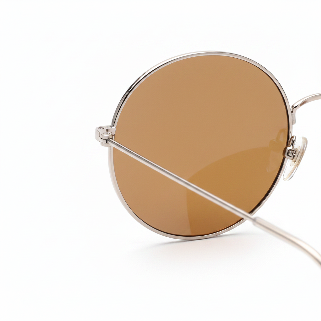 Retro Large Round Frame Sunglasses