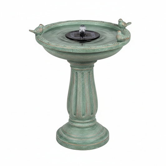 Solar Heated Bird Bath