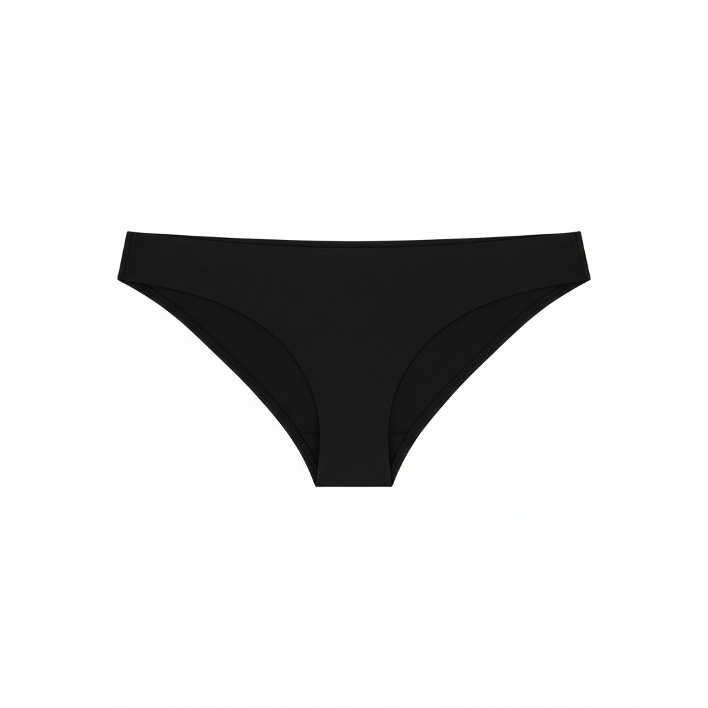 Women seamless bikini underwear black