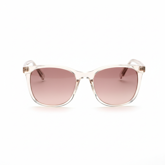 Women’s Transparent Frame Sunglasses with Tinted Lenses