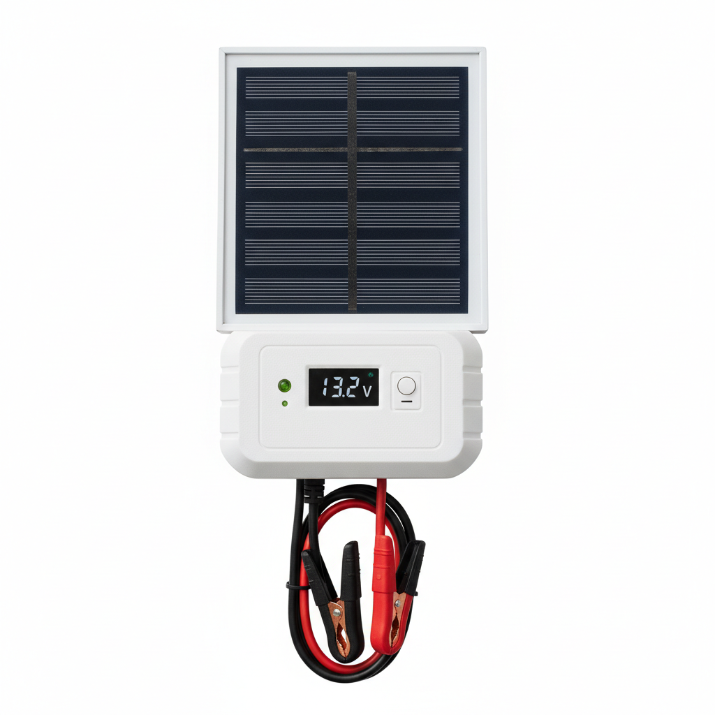 เครื่องชาร์จแบตเตอรี่พลังงานแสงอาทิตย์สำหรับแบตเตอรี่ 12V