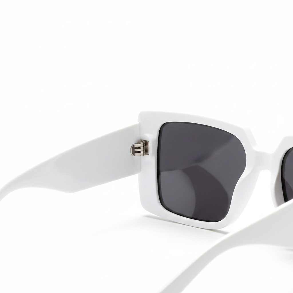 Oversized Square Sunglasses with UV400 Protection