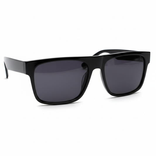 Men’s Flat Top Sunglasses with Bold Square Frame