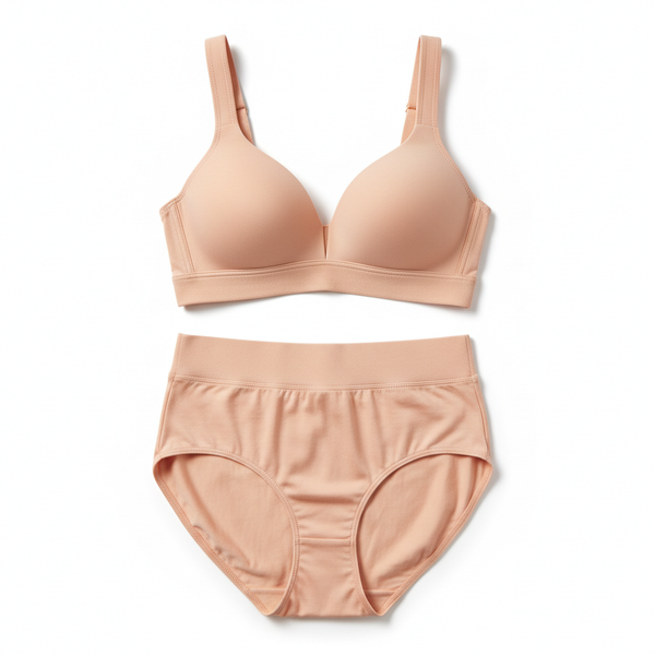 Women’s Everyday Comfort Underwear Set with High Waist Briefs