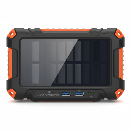 Portable Solar Charger for Outdoor Electronics