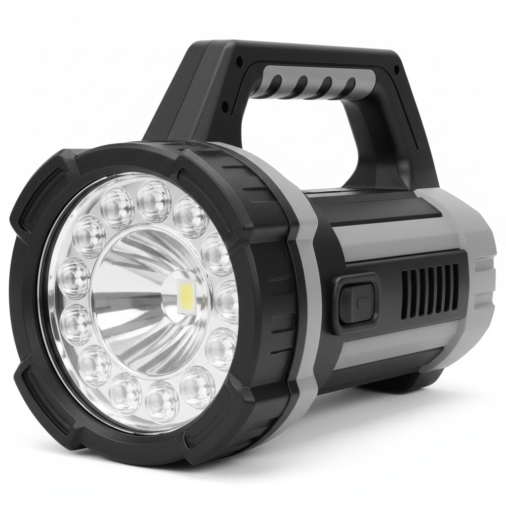 Portable LED Searchlight with Handle