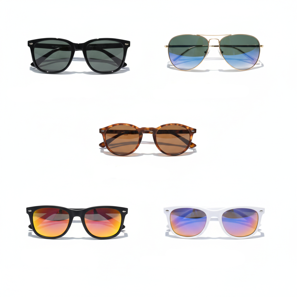 Custom Logo Wholesale Sunglasses with UV400 and Polarized Lens Options