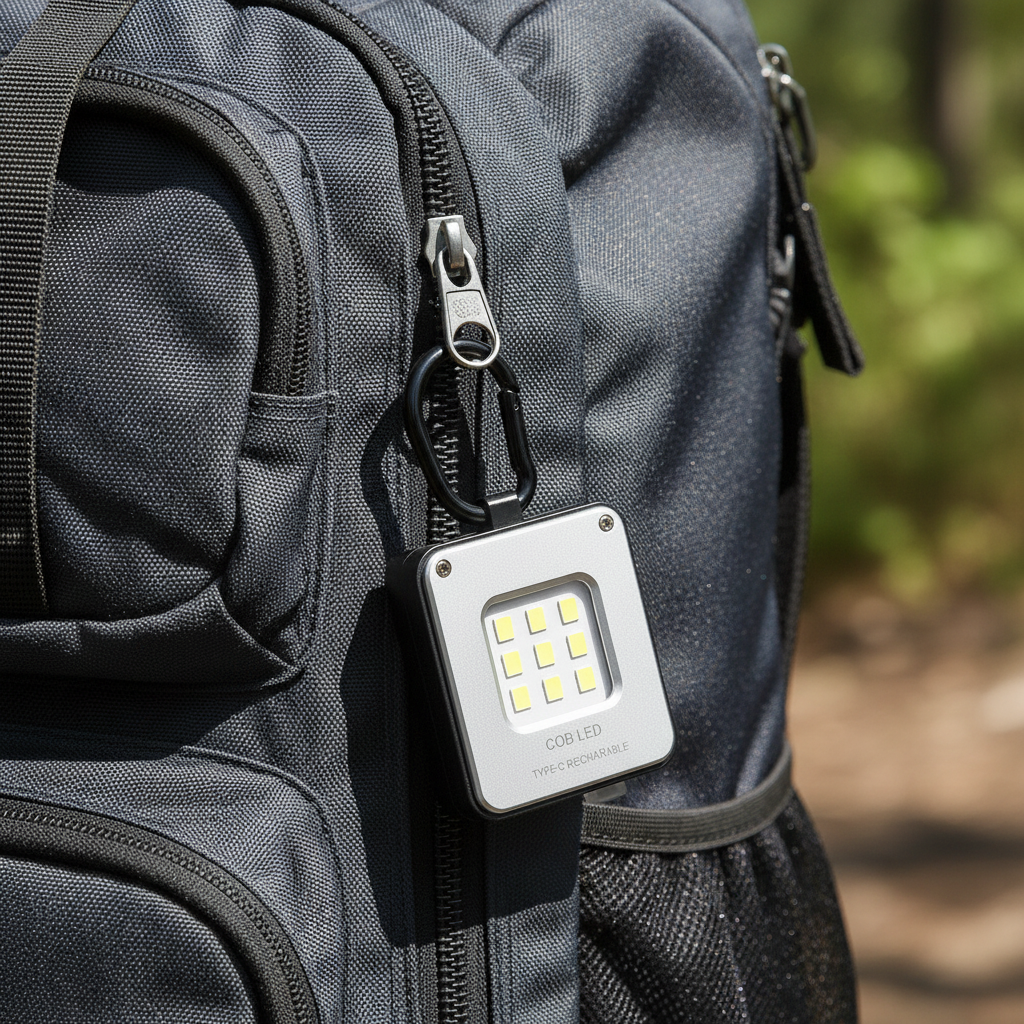 Rechargeable Keychain LED Flashlight