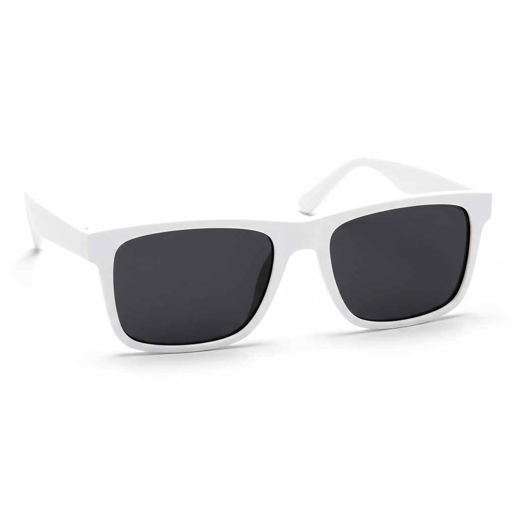 Unisex Rectangular Sunglasses with Minimalist Frame