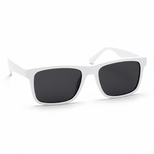 Unisex Rectangular Sunglasses with Minimalist Frame