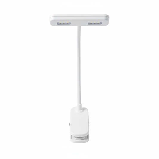 Portable LED Book Light with Flexible Neck