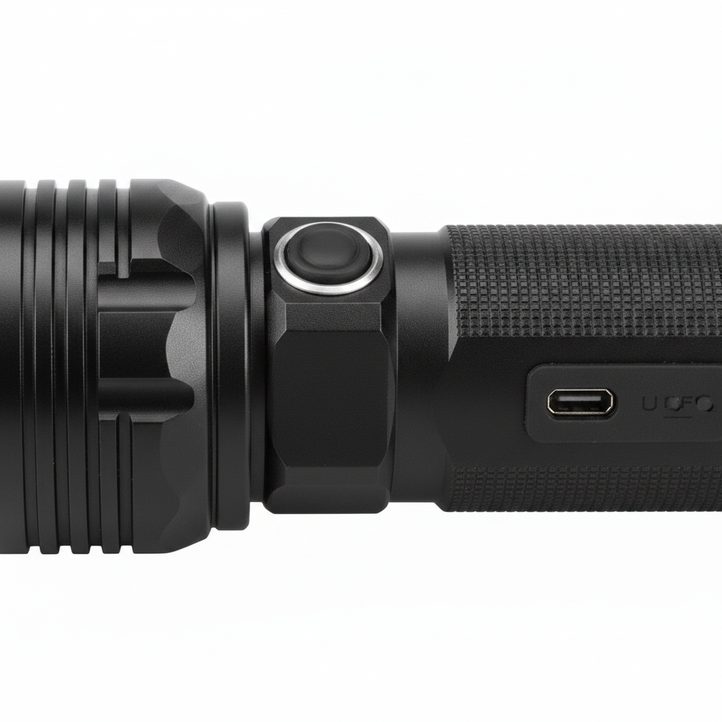 Rechargeable LED Flashlight with USB-C Charging