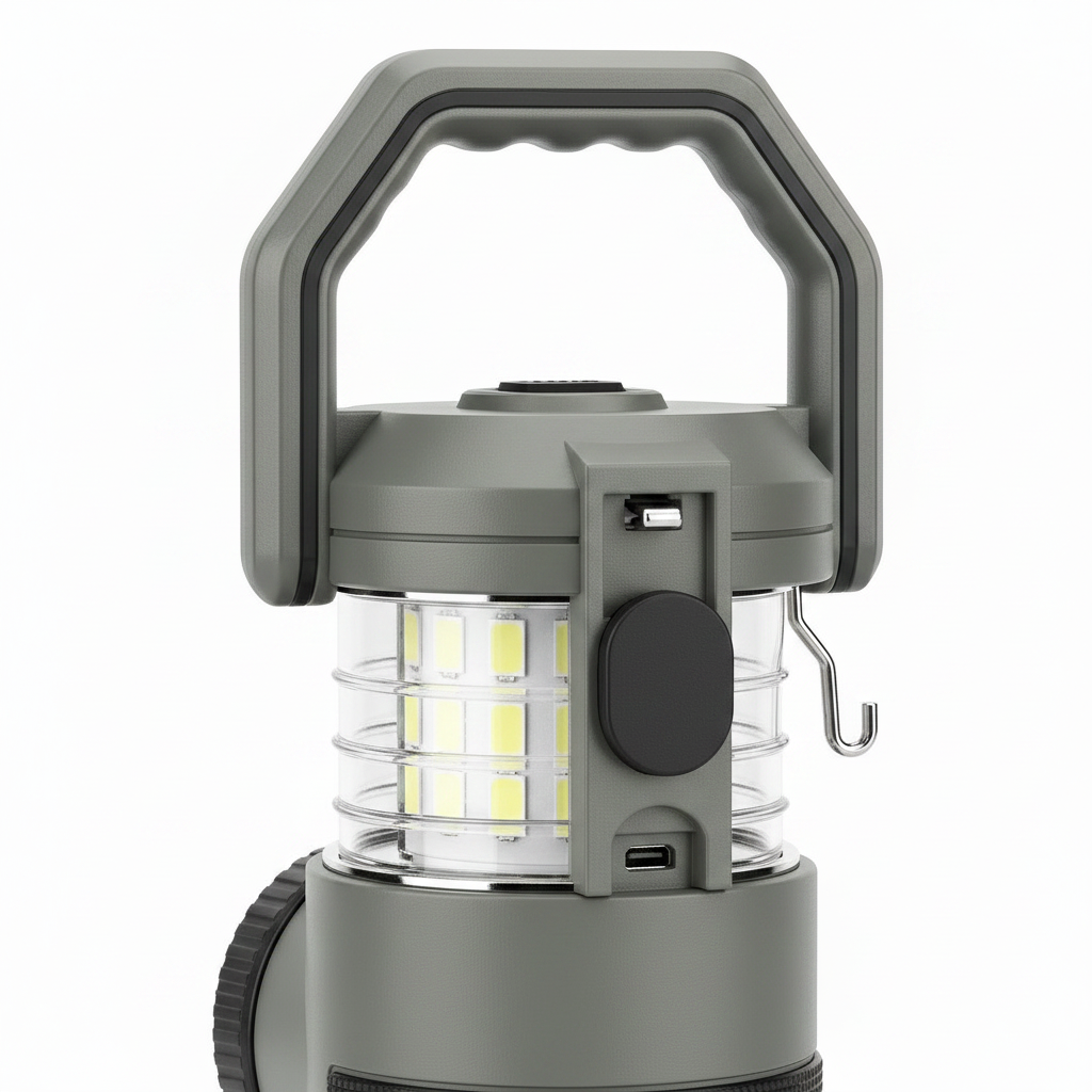 Portable LED Emergency Flashlight Lantern
