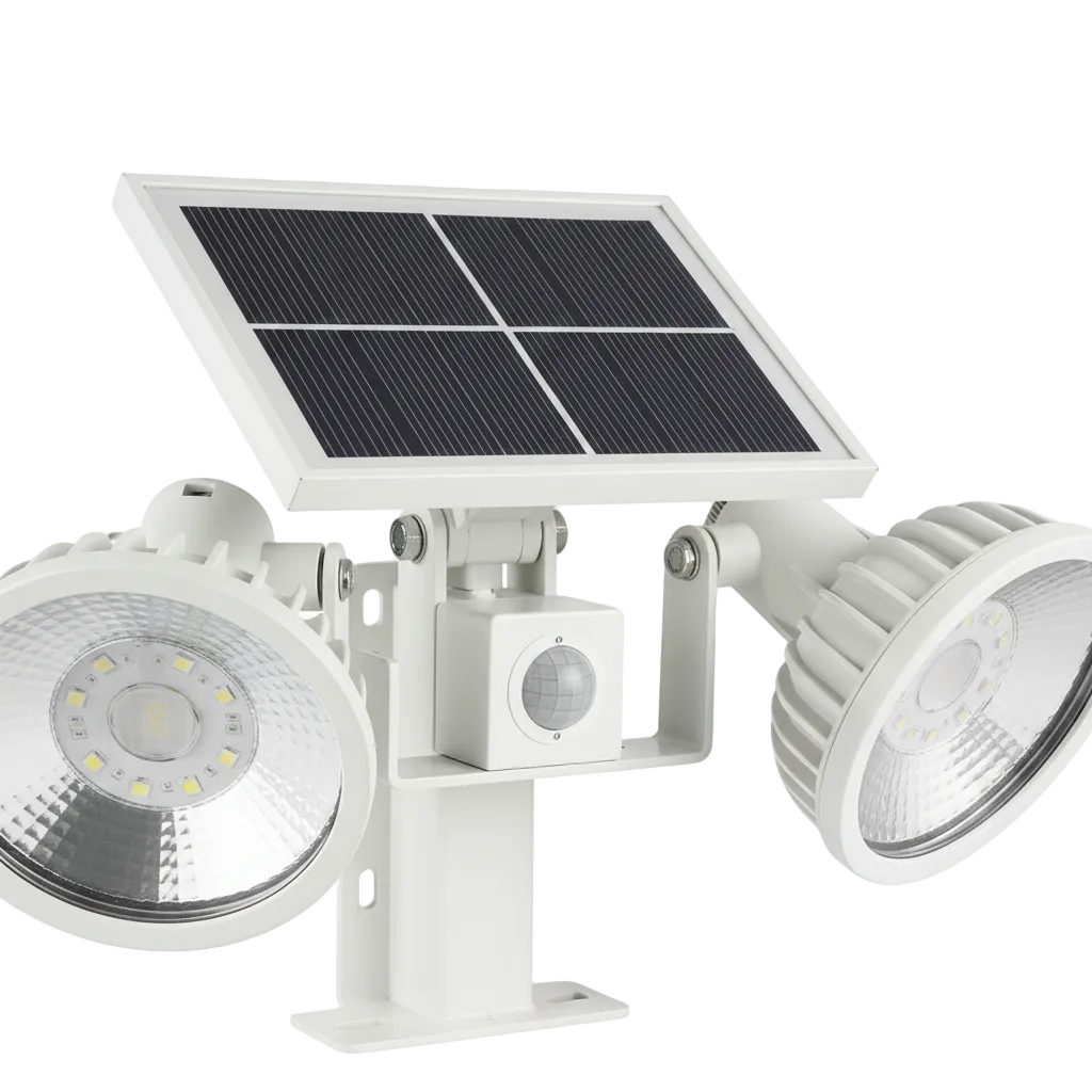Solar Flood Light with Adjustable Dual Light Heads