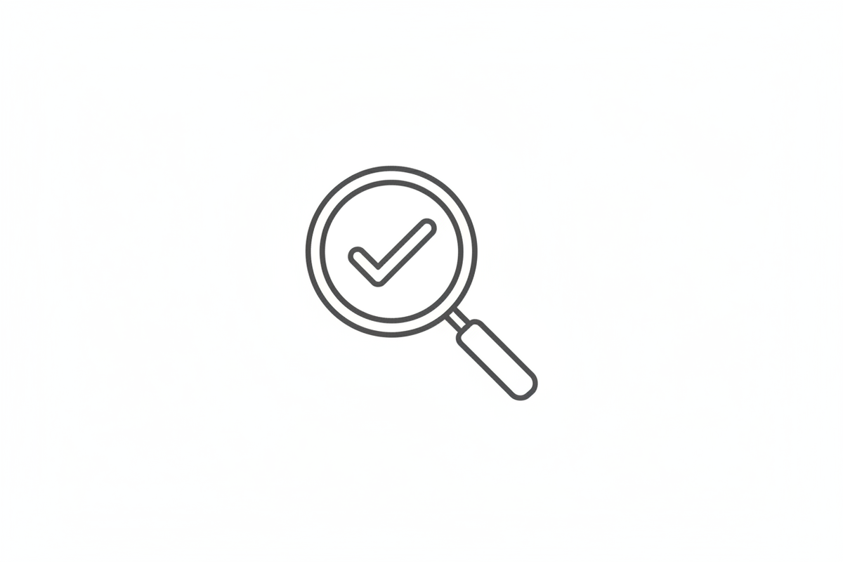 Quality Requirements Icon White Background